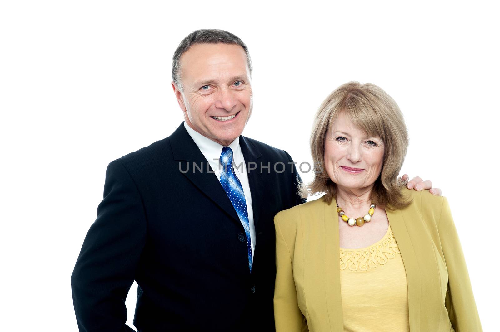 Beautiful happy senior couple  by stockyimages