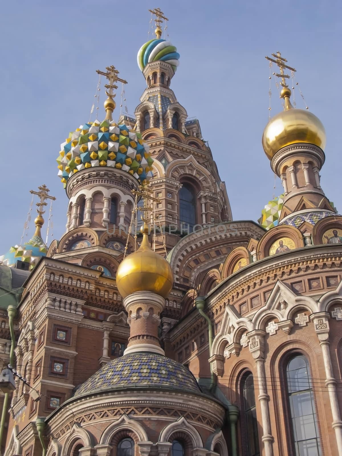 Detail of Church of the Saviour on Spilled Blood, St. Petersburg, Russia 