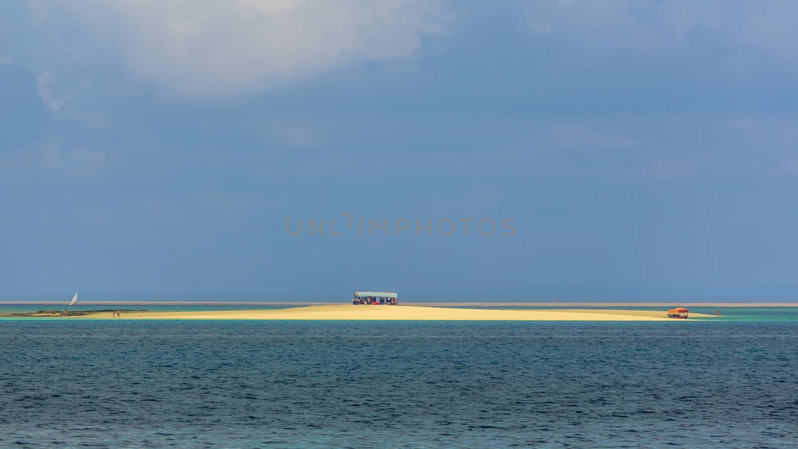 A tiny Island in the middle of the Indian Ocean, near Zanzibar, Tanzania.