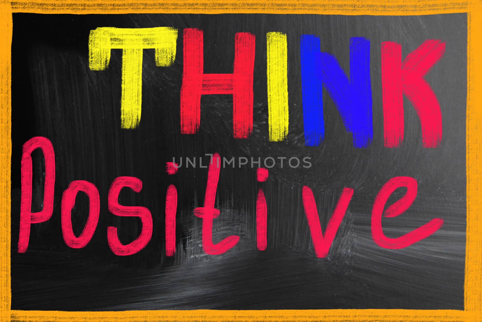 think positive concept