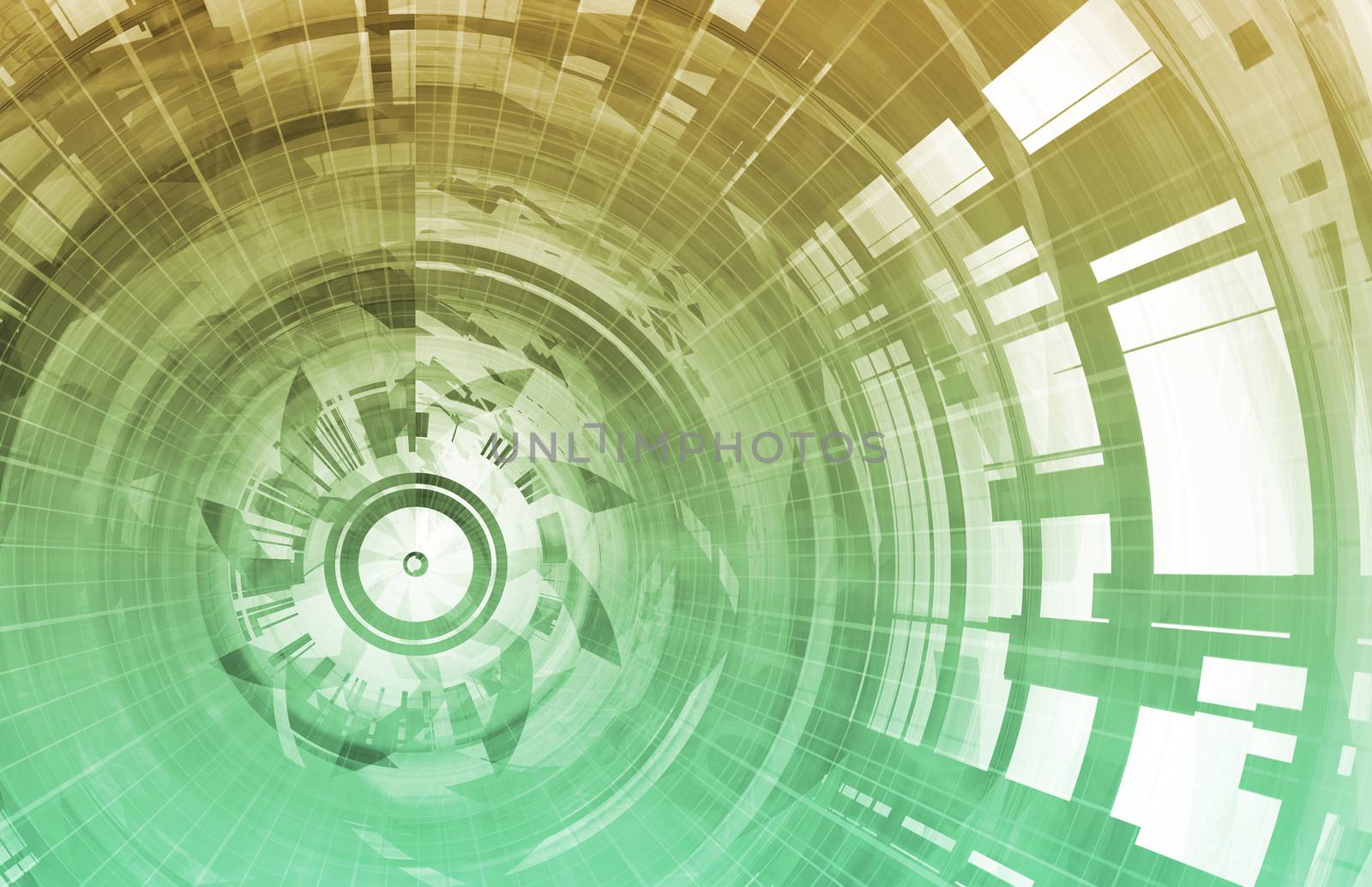Science Fiction Futuristic Abstract As a Art