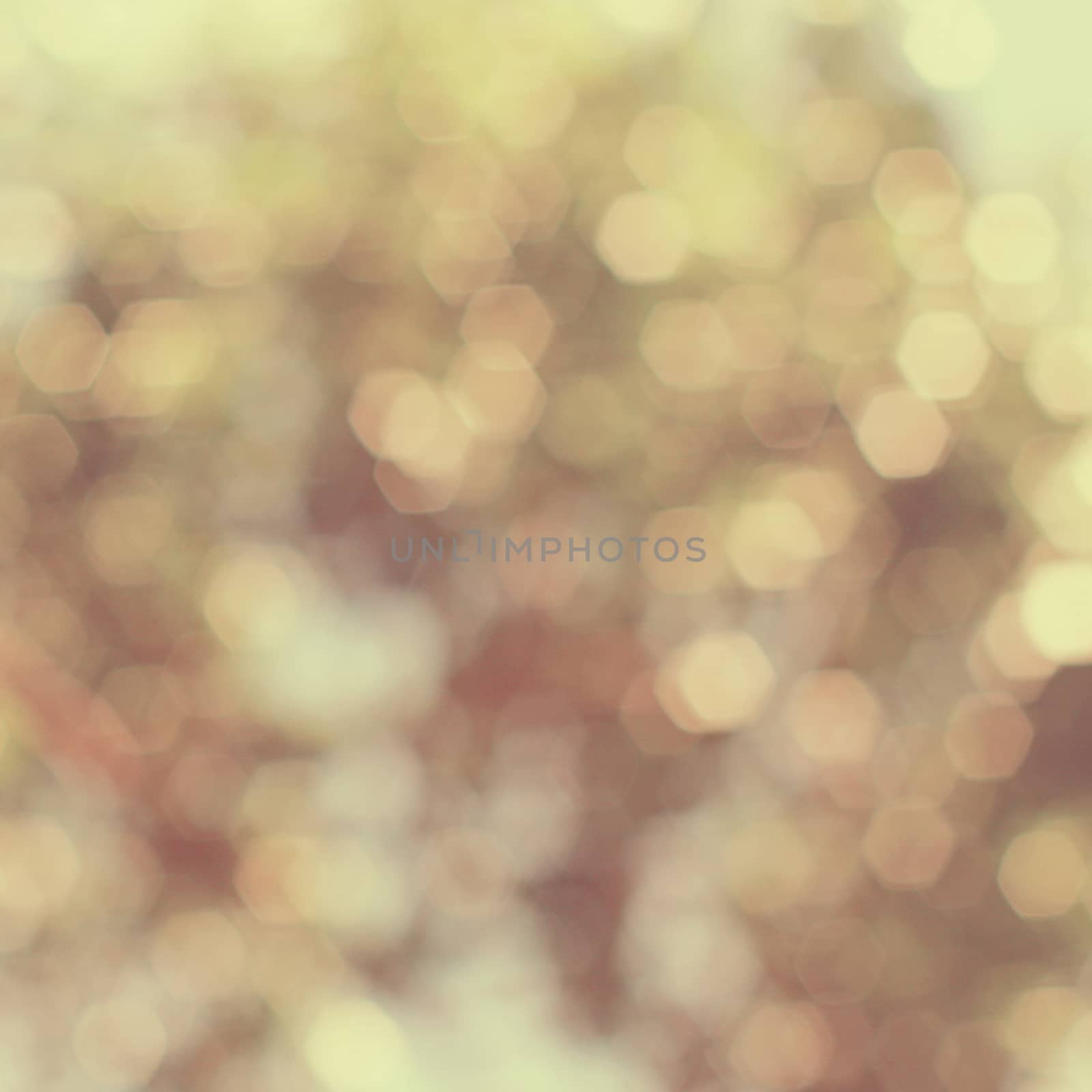 Abstract background with bokeh defocused lights, retro style