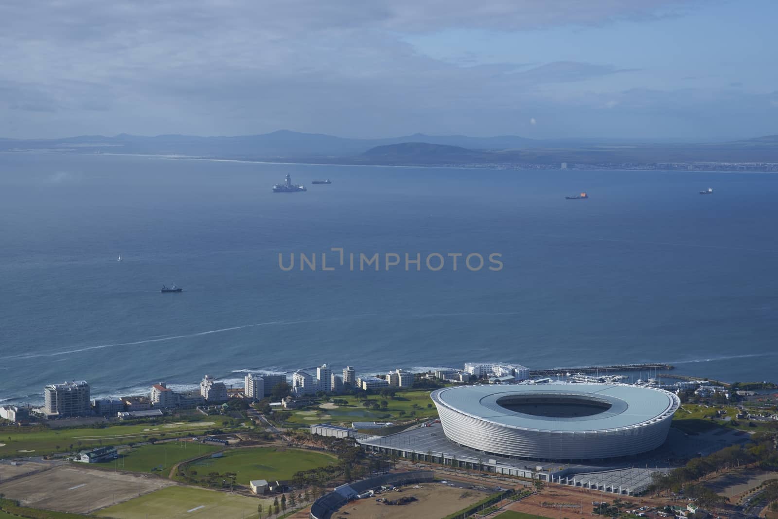Football stadium in Cape Town, South Africa