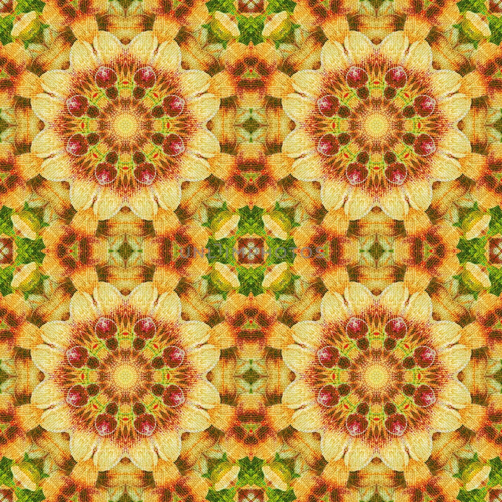 Artistic background, seamless abstract floral pattern, paintings on canvas