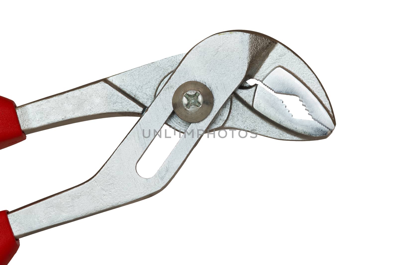 Detail of the adjustable joint pliers - macro
