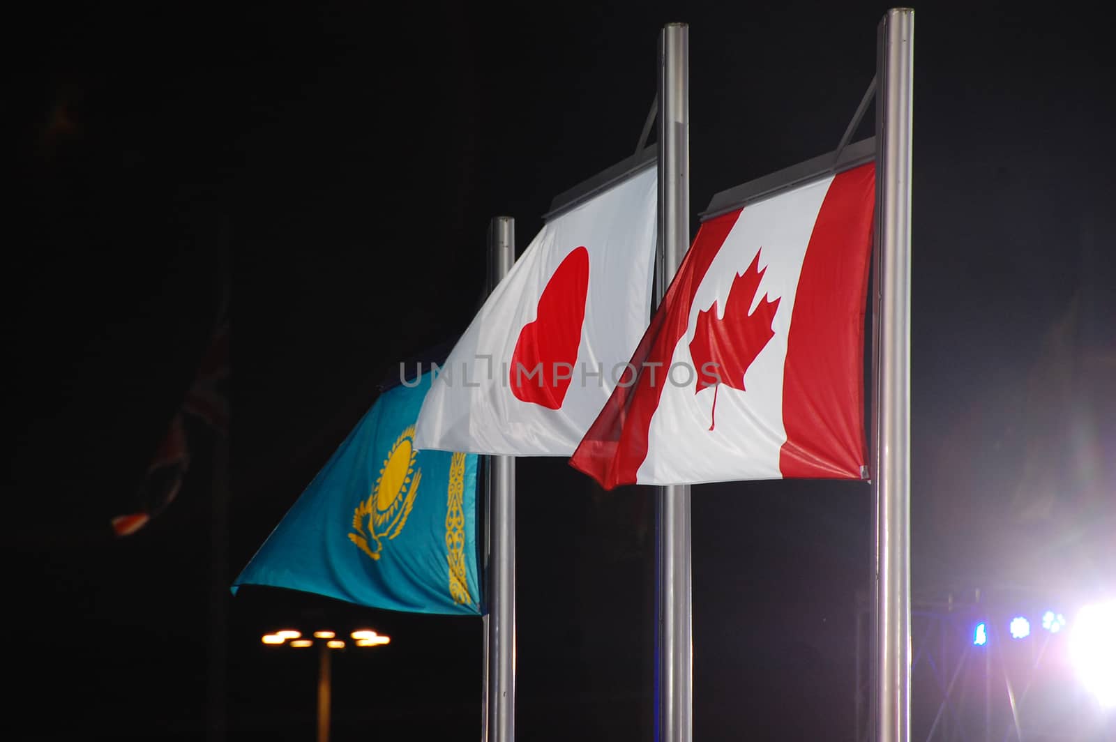 Flag ceremony at XXII Winter Olympic Games Sochi 2014, Russia