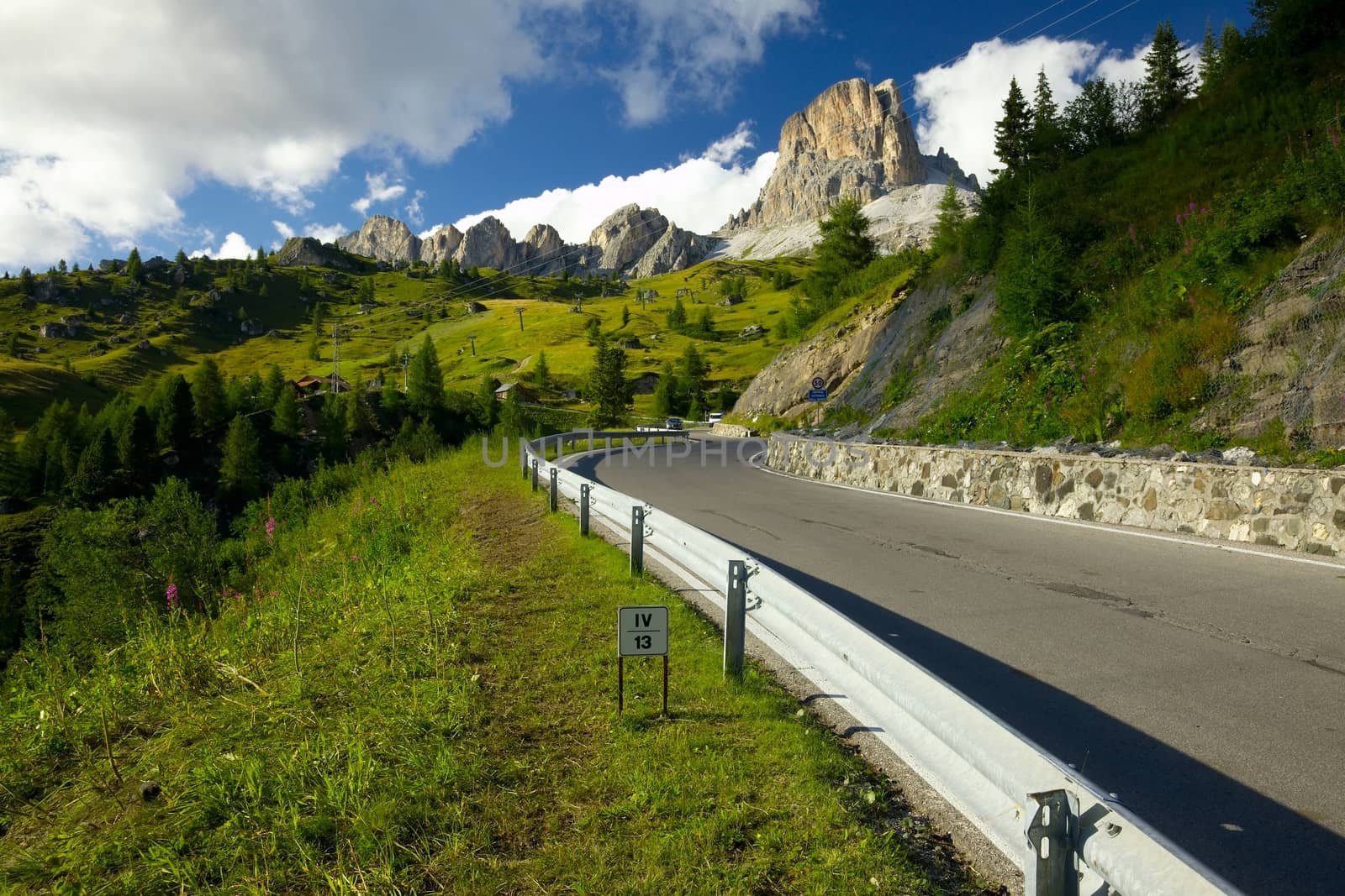 Road in a mountain landscape