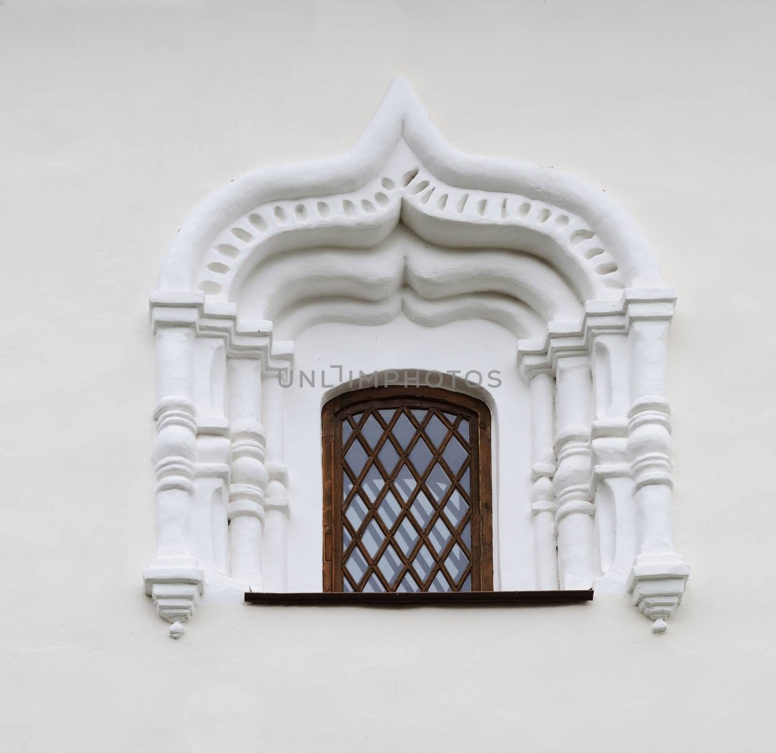 Window of ancient building by wander