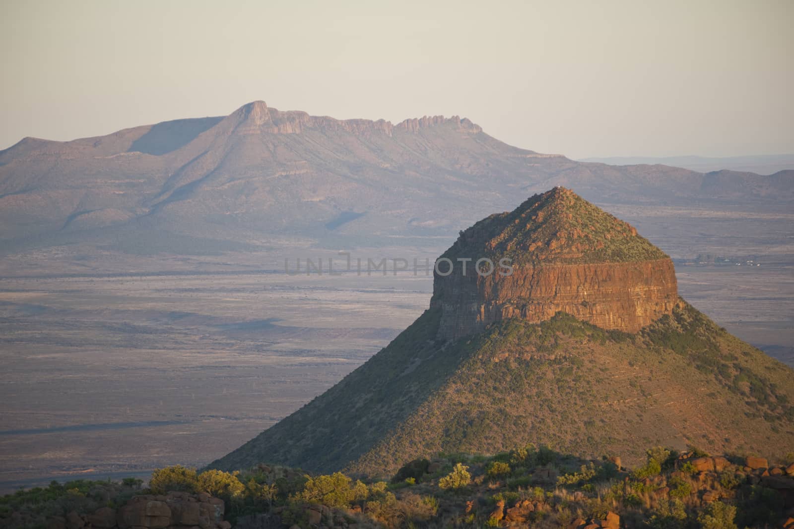 Valley of Desolation in Camdeboo National Park near Graaff-Reinet in the Eastern Cape of South Africa