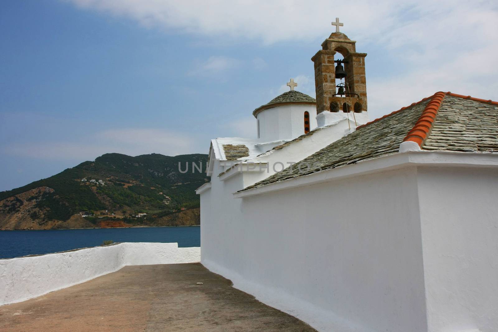 Orthodox church in Skopelos town,Skopelos,Greece