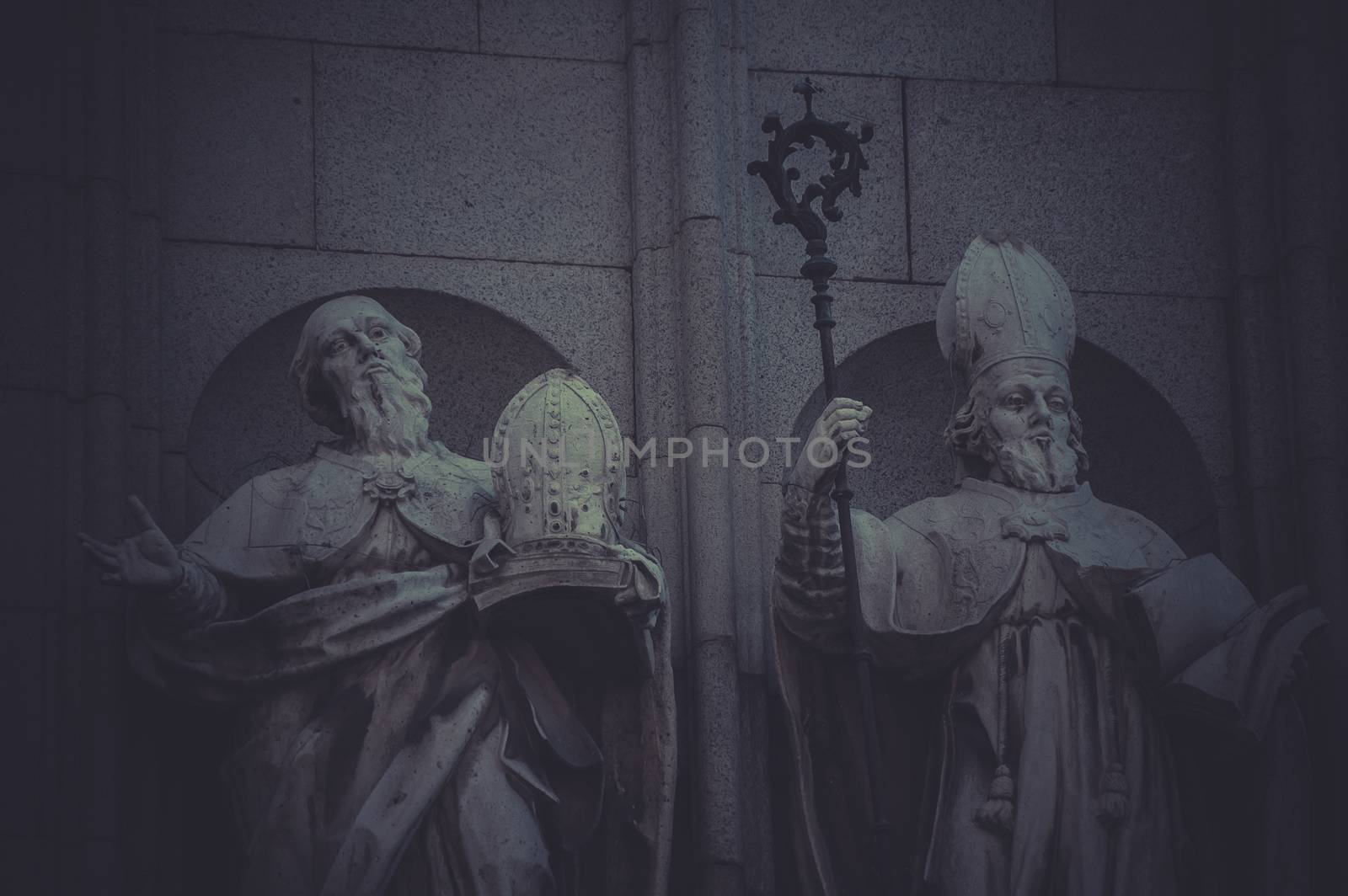 Sculpture, toledo cathedral, majestic monument in spain. by FernandoCortes