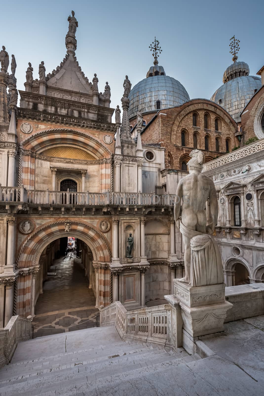 Palazzo Ducale (Doge's Palace) and San Marco Cathedral in Venice, Italy