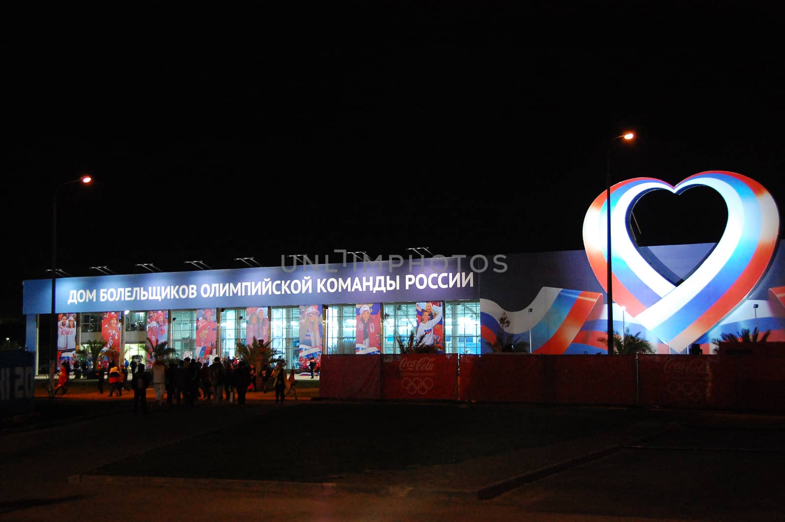 Russian Olympic Team Fan House at XXII Winter Olympic Games Soch by danemo