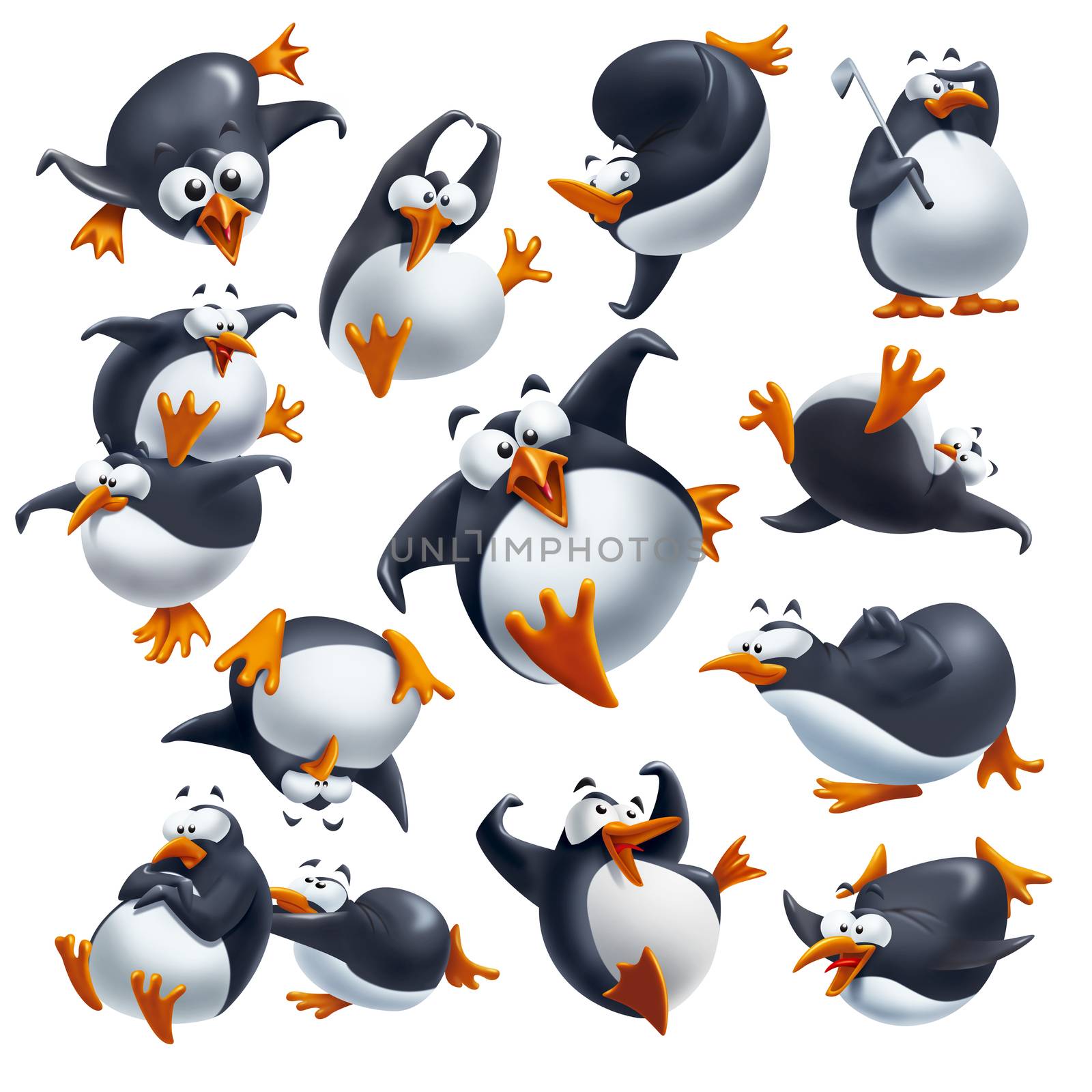 Funny penguins by stokkete