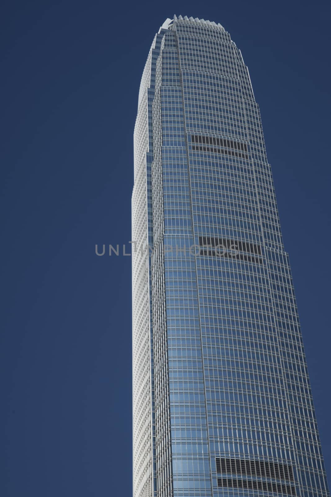 Modern office buildings in the financial district of Hong Kong in China
