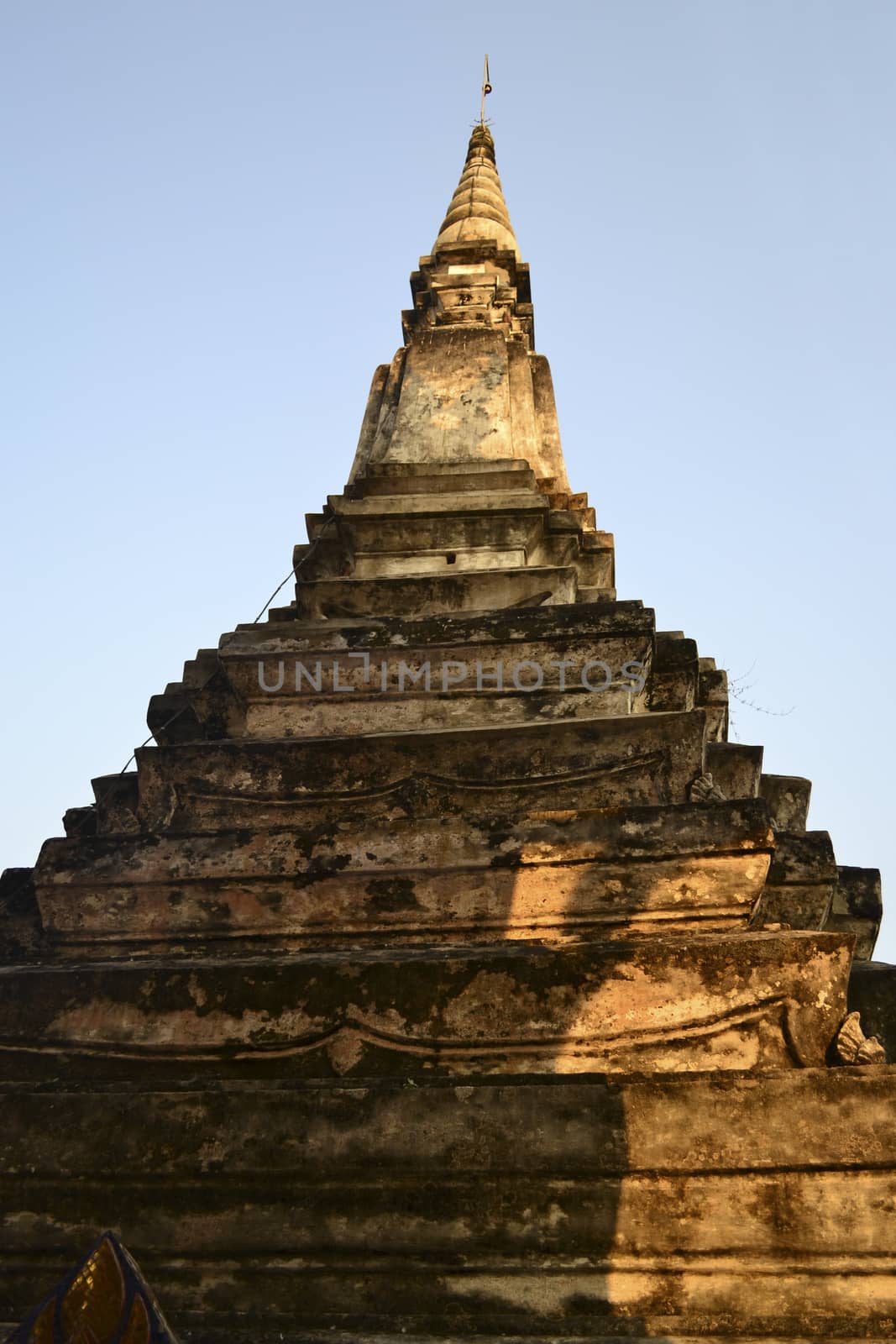 Ancient Pagoda in Temple Thailand