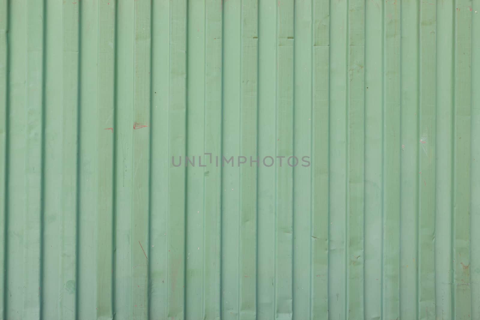 Green shipping container stripe pattern