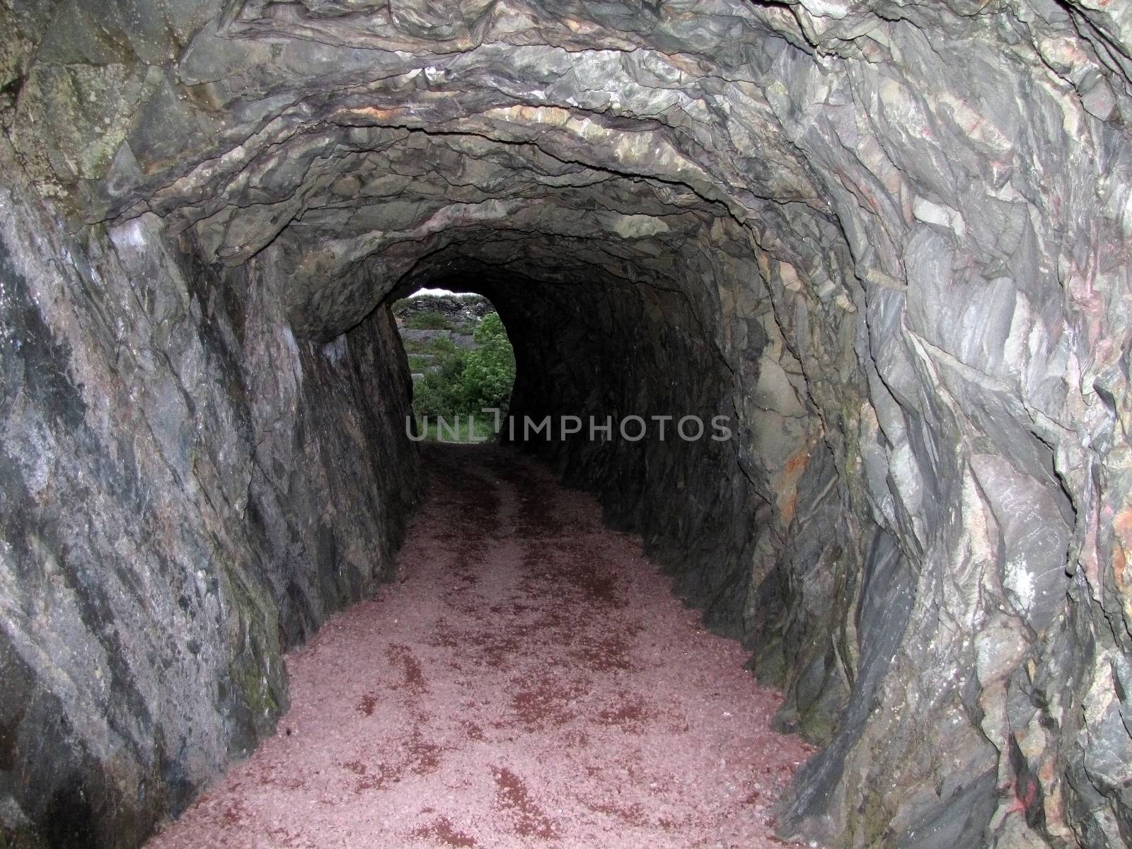 path through the mountain