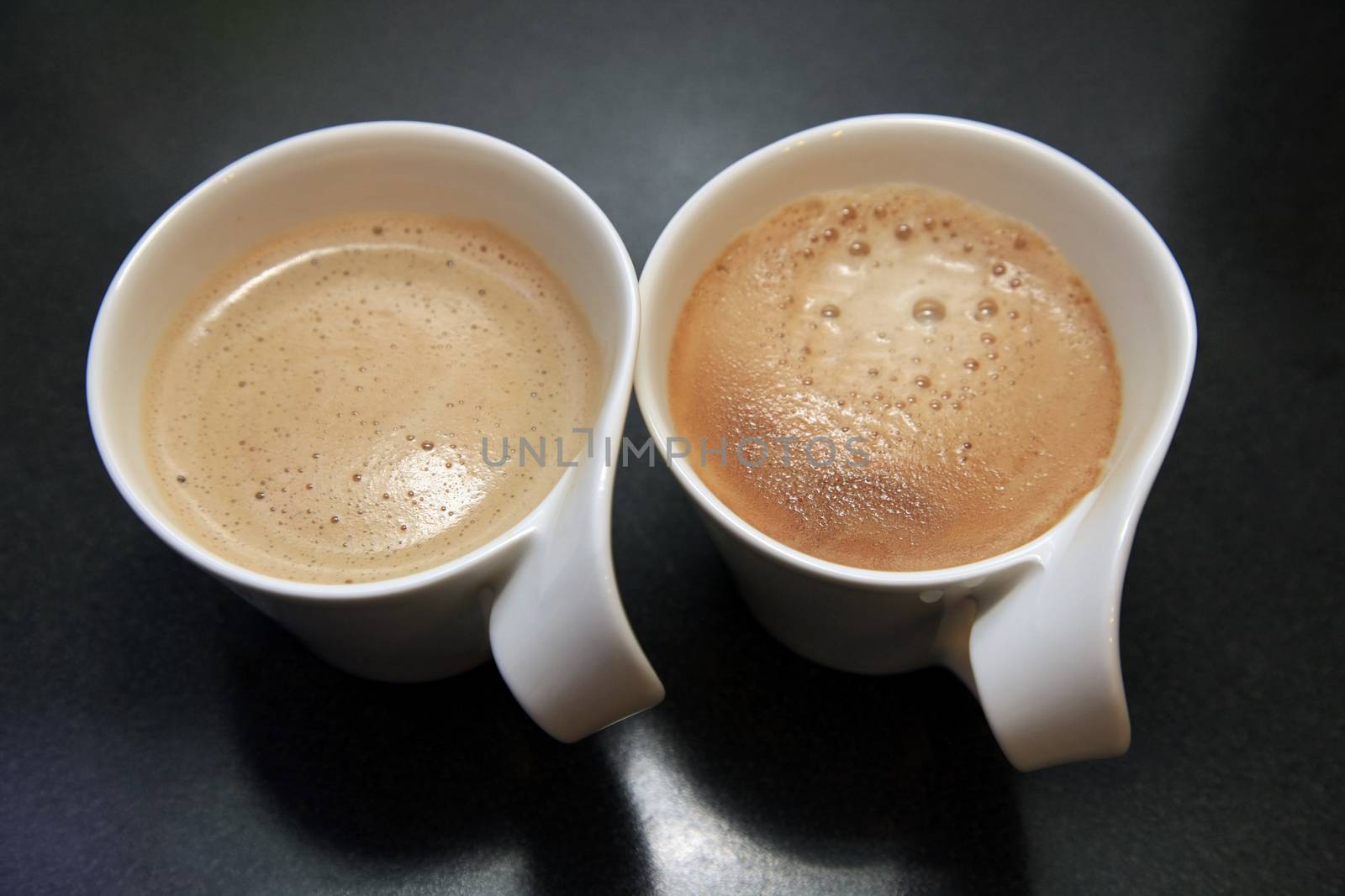 Two cups of coffee