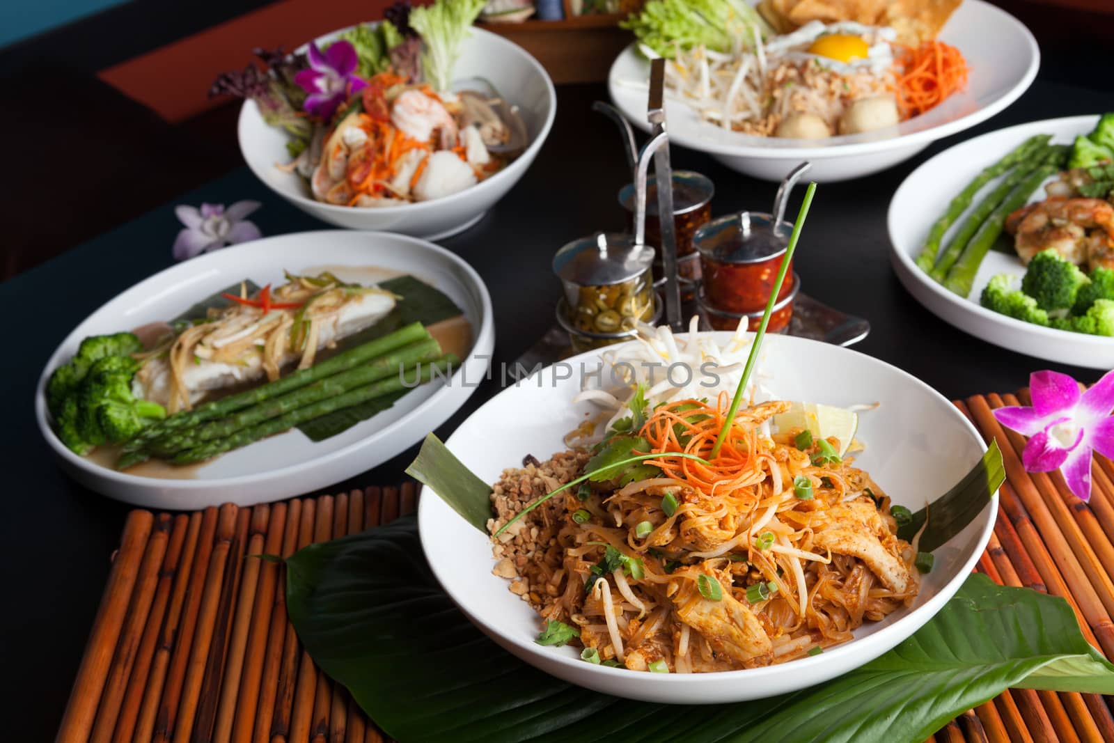 Thai Food Dishes by graficallyminded