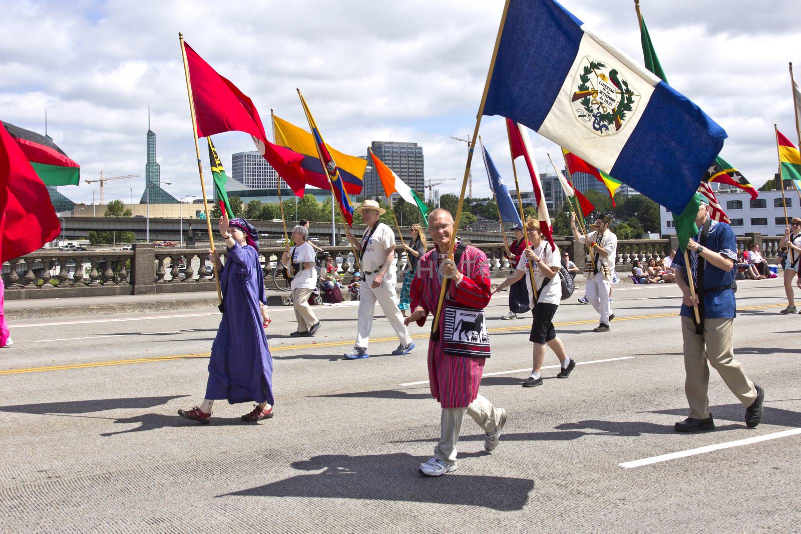 PORTLAND - JUNE 7: Rose Festival annual parade through downtown June 7, 2014