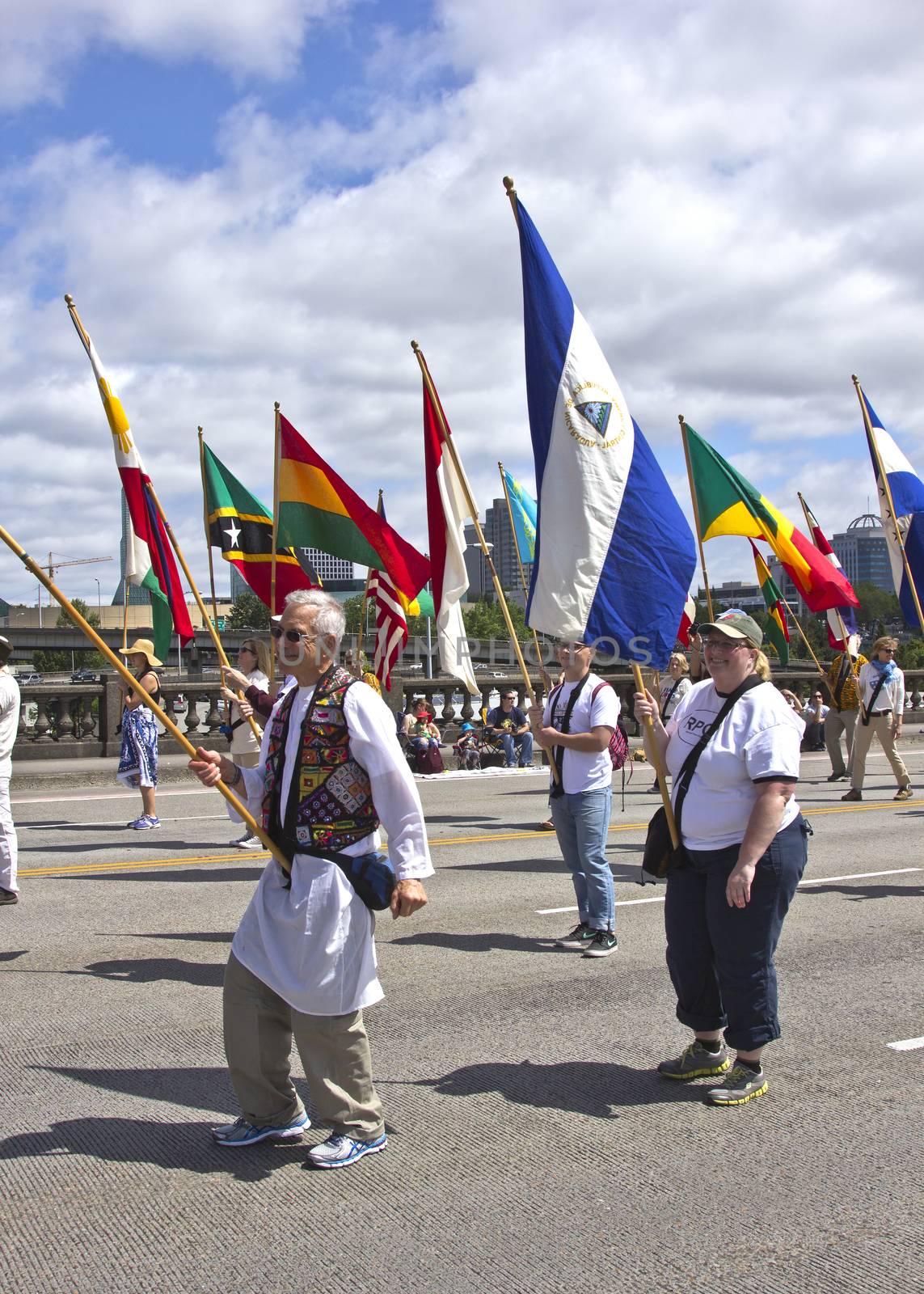 PORTLAND - JUNE 7: Rose Festival annual parade through downtown June 7, 2014