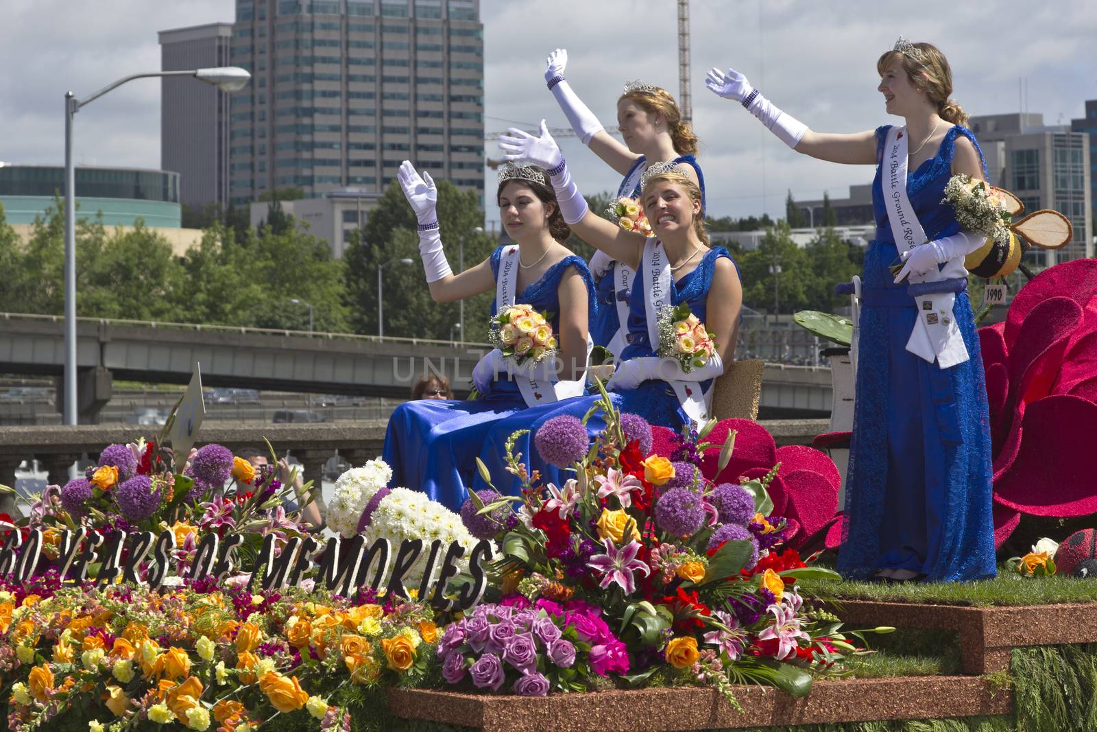 PORTLAND - JUNE 7: Rose Festival annual parade through downtown June 7, 2014