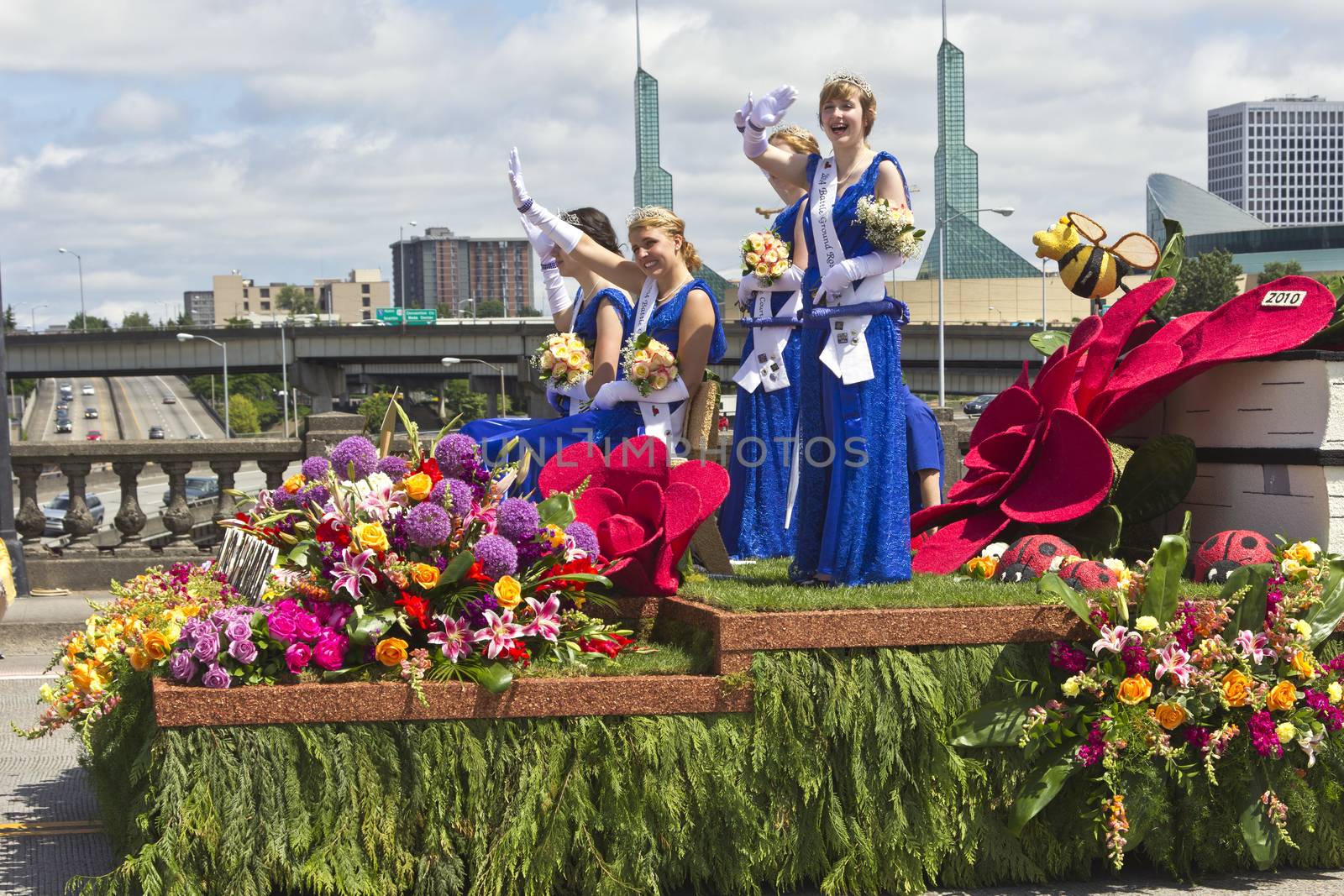 PORTLAND - JUNE 7: Rose Festival annual parade through downtown June 7, 2014