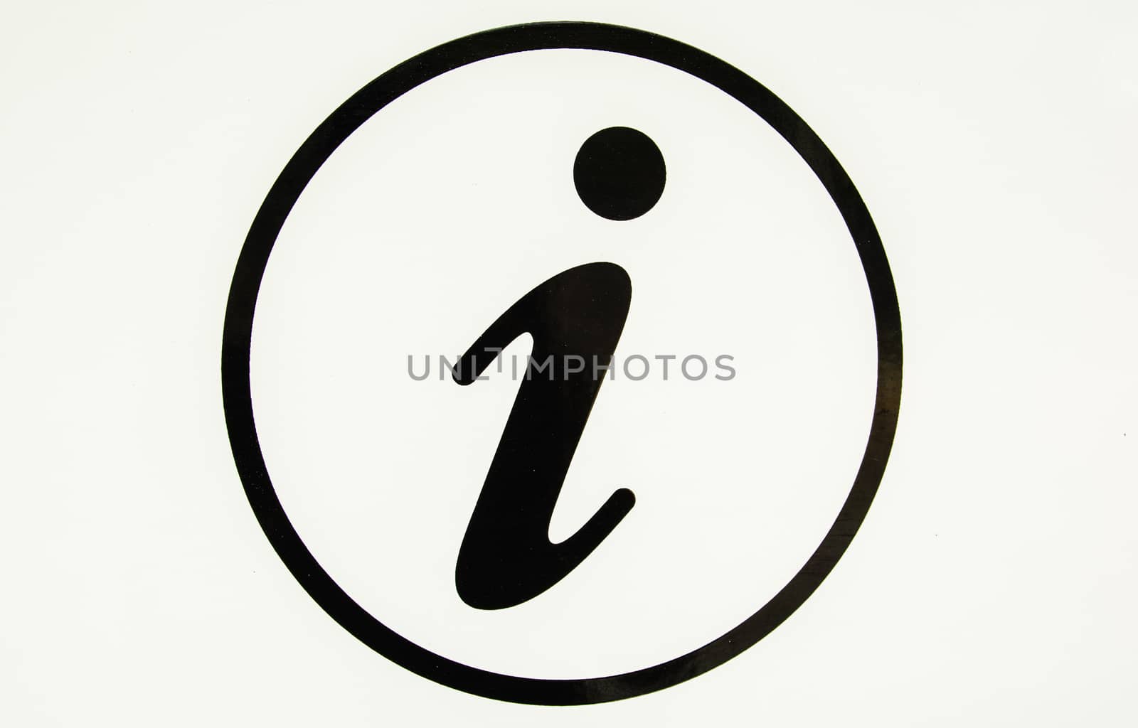 The isolated information symbol could be re-created or mixed with other picture or design.