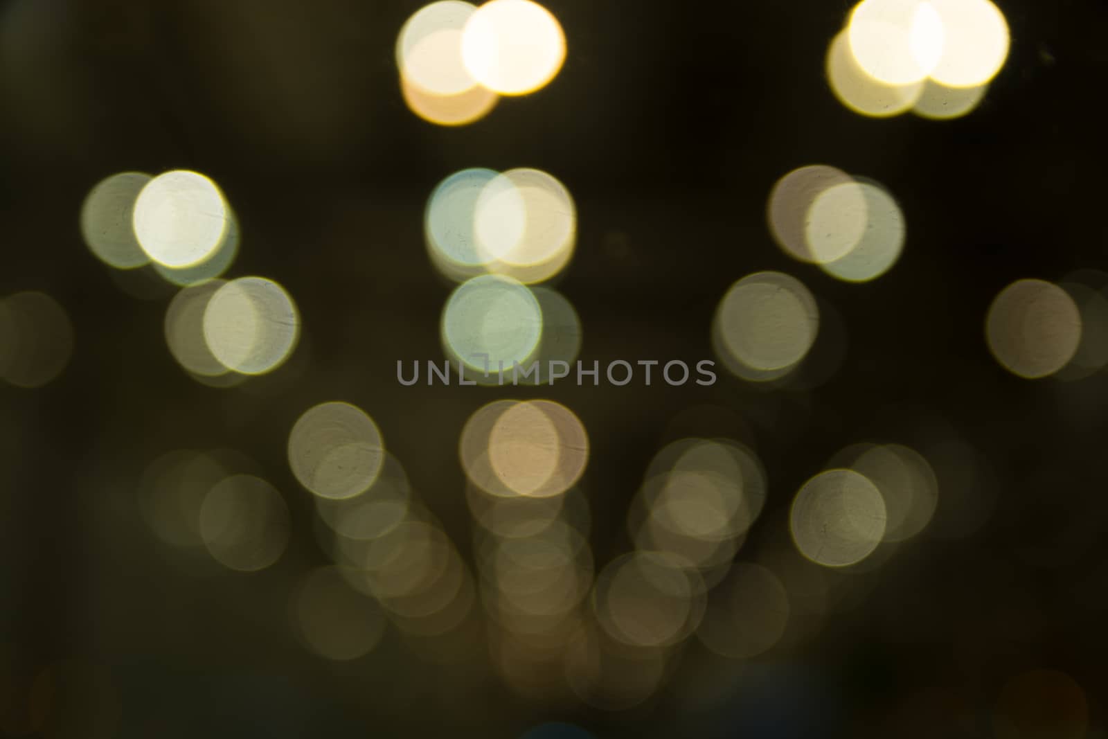 the beautiful light bokeh taken on the street