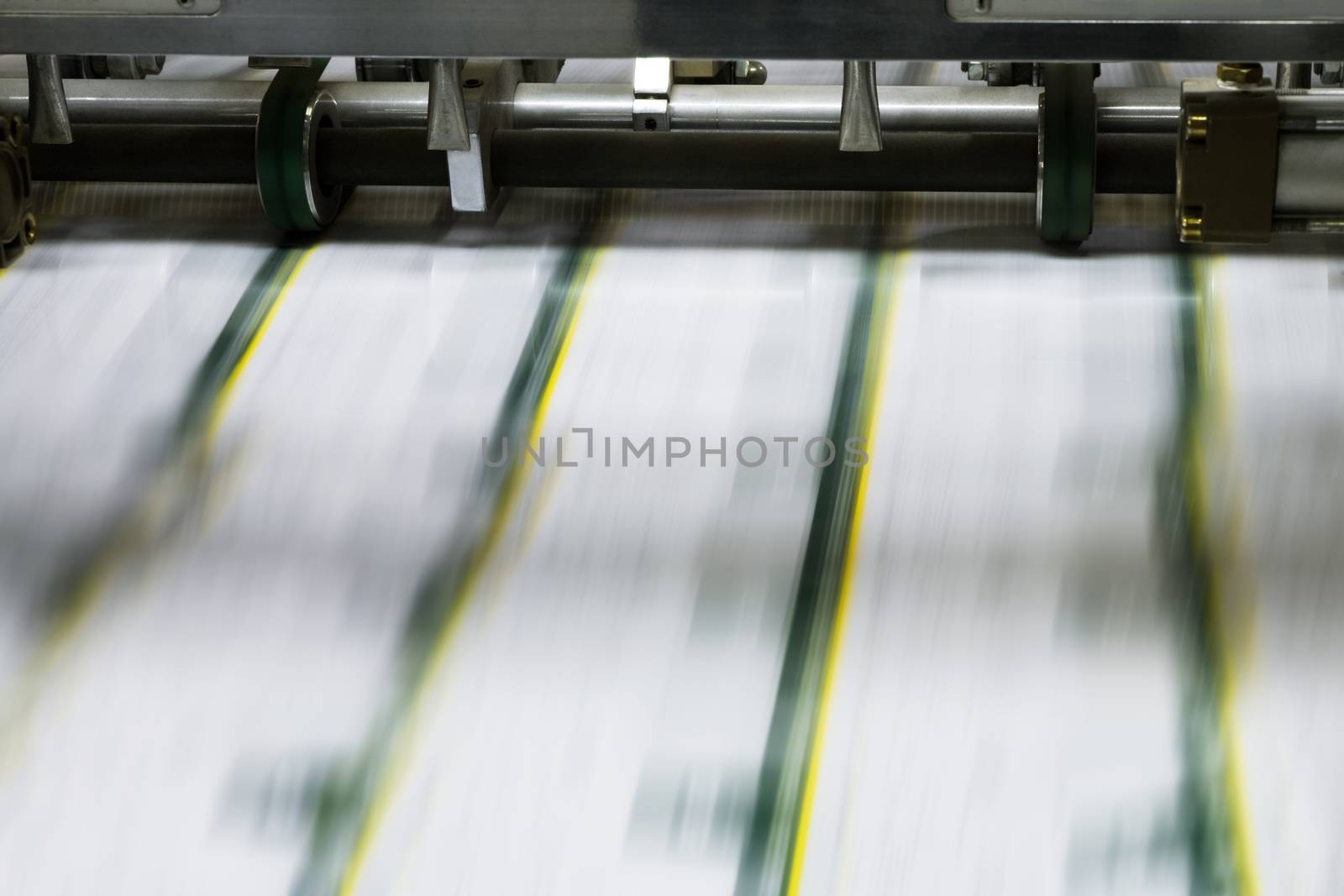 Polygraphic process in a modern printing house