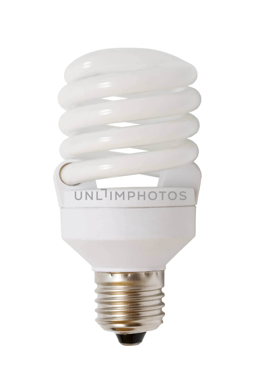 Modern electric lamp on a white background