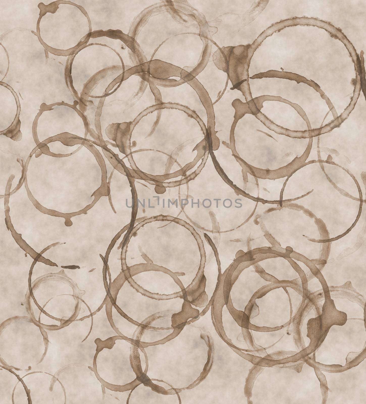 Abstract image of the rings from mugs