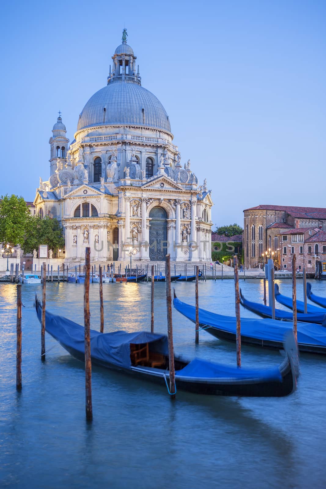 Grand Canal and Basilica Santa Maria della Salute, Venice, Italy