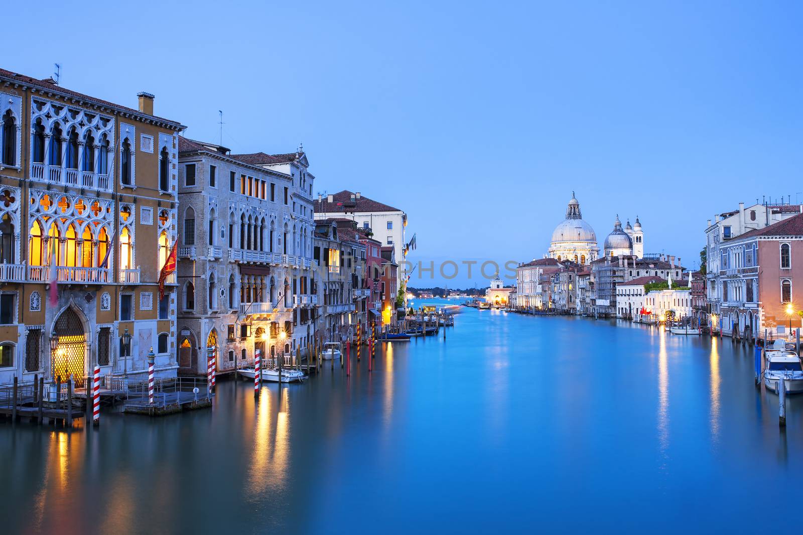 view of the Grand Canal and Basilica Santa Maria della Salute