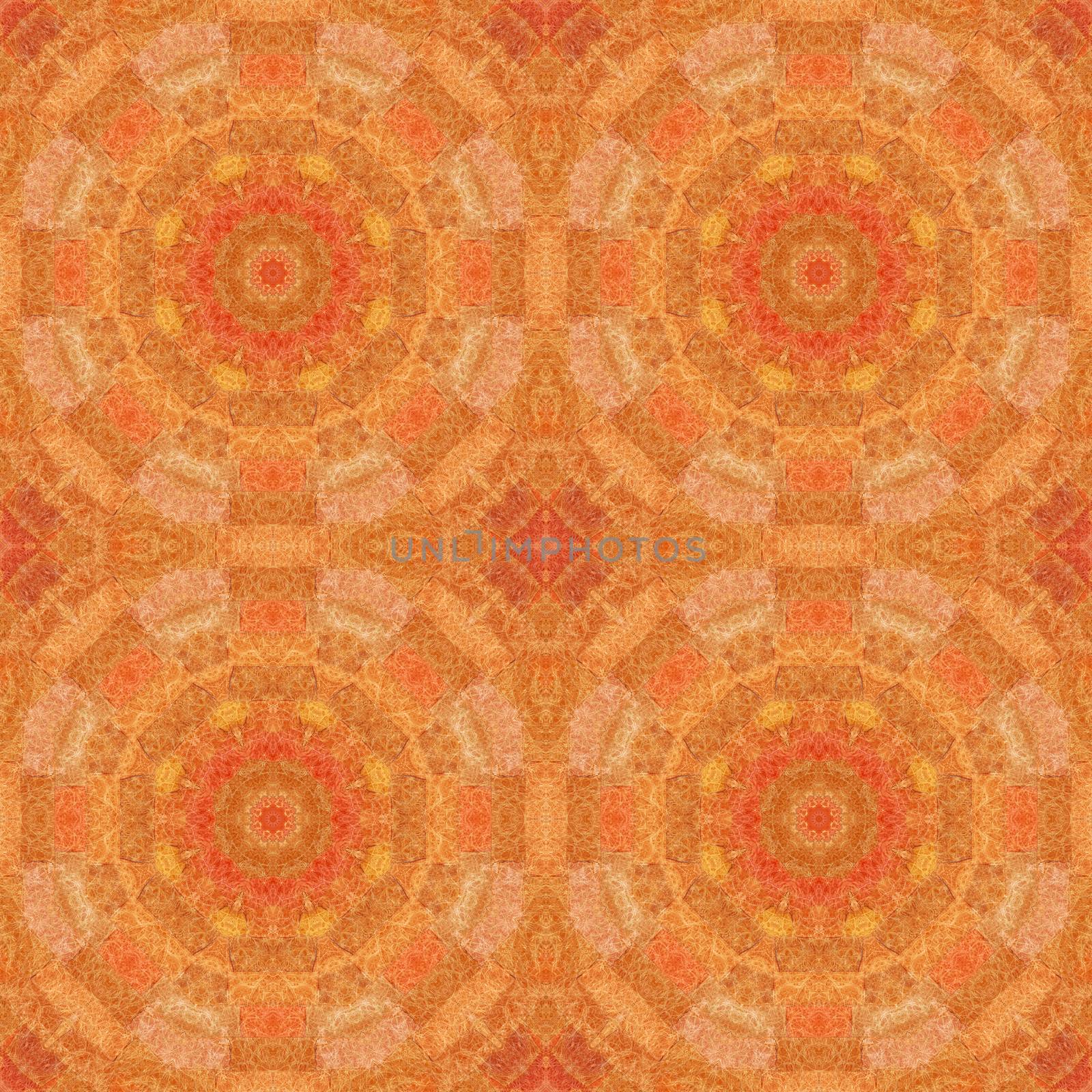 Seamless pattern, mosaic of  fabric by alexcoolok