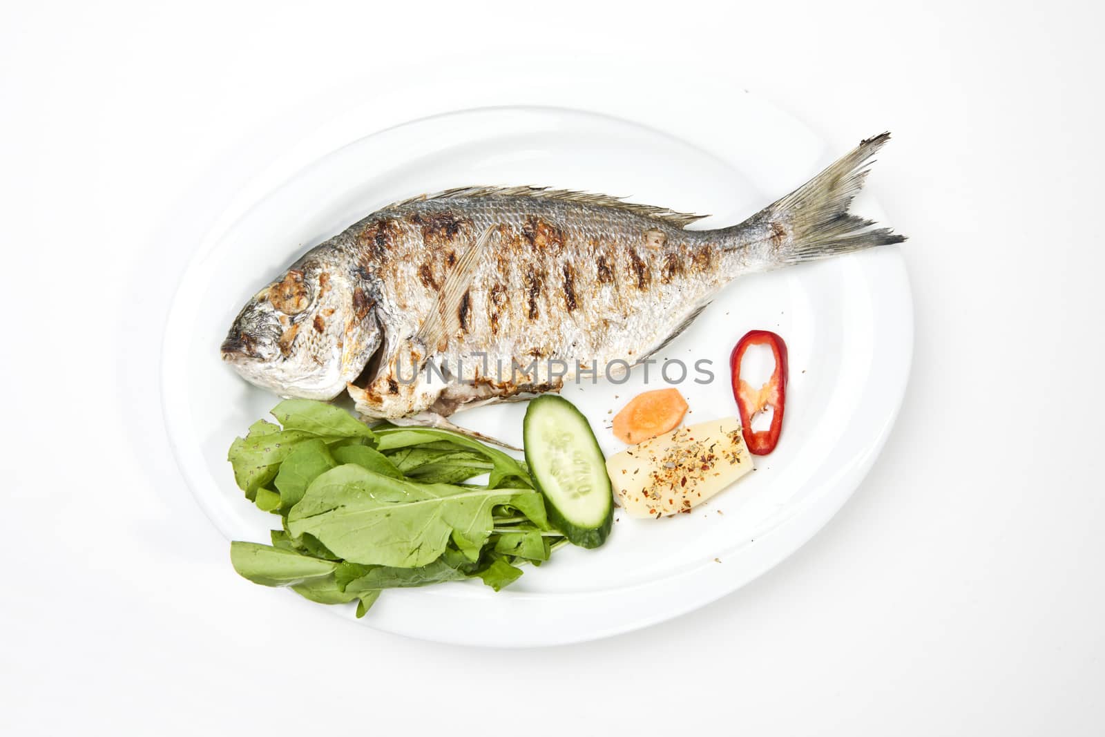 grilled gilthead bream by emirkoo