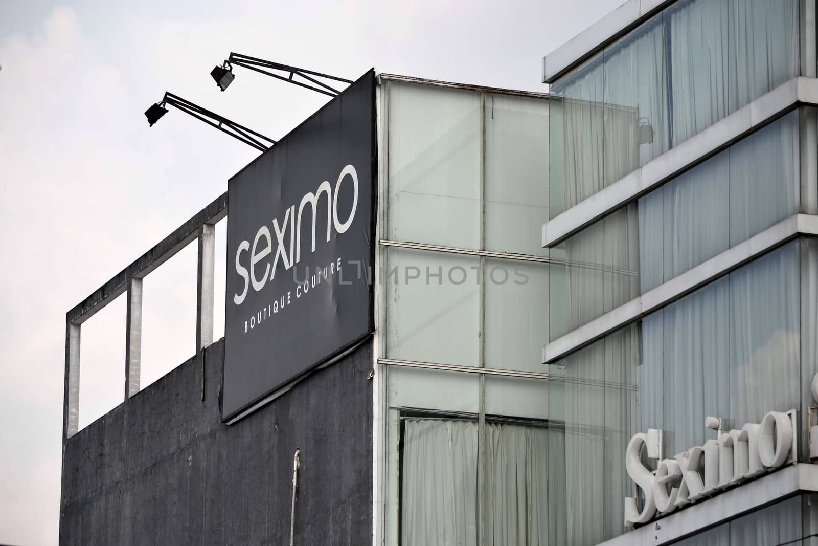 bandung, indonesia-june 9, 2014-seximo factory outlet building in bandung, west java-indonesia