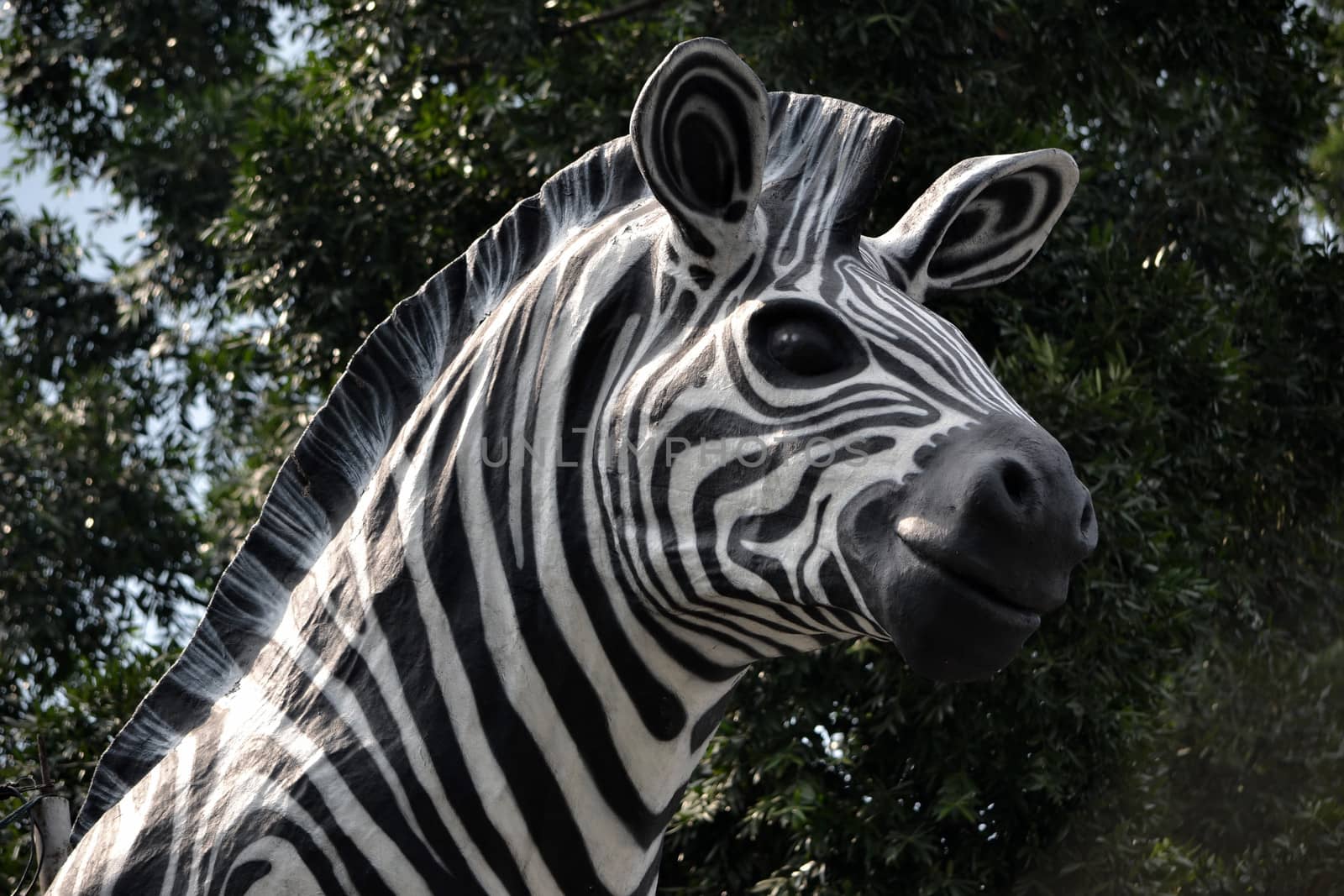 zebra ornament that found in one of factory outlet in bandung, west java-indonesia