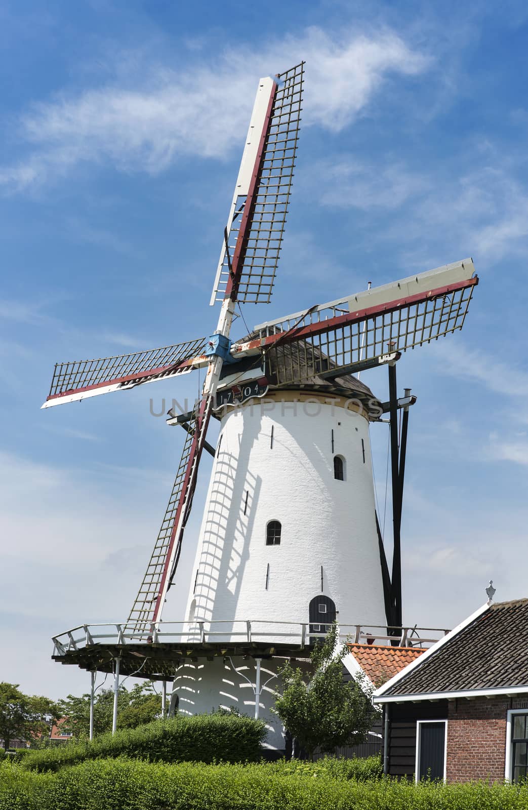 old mill in the dutch place Kloetinge by compuinfoto