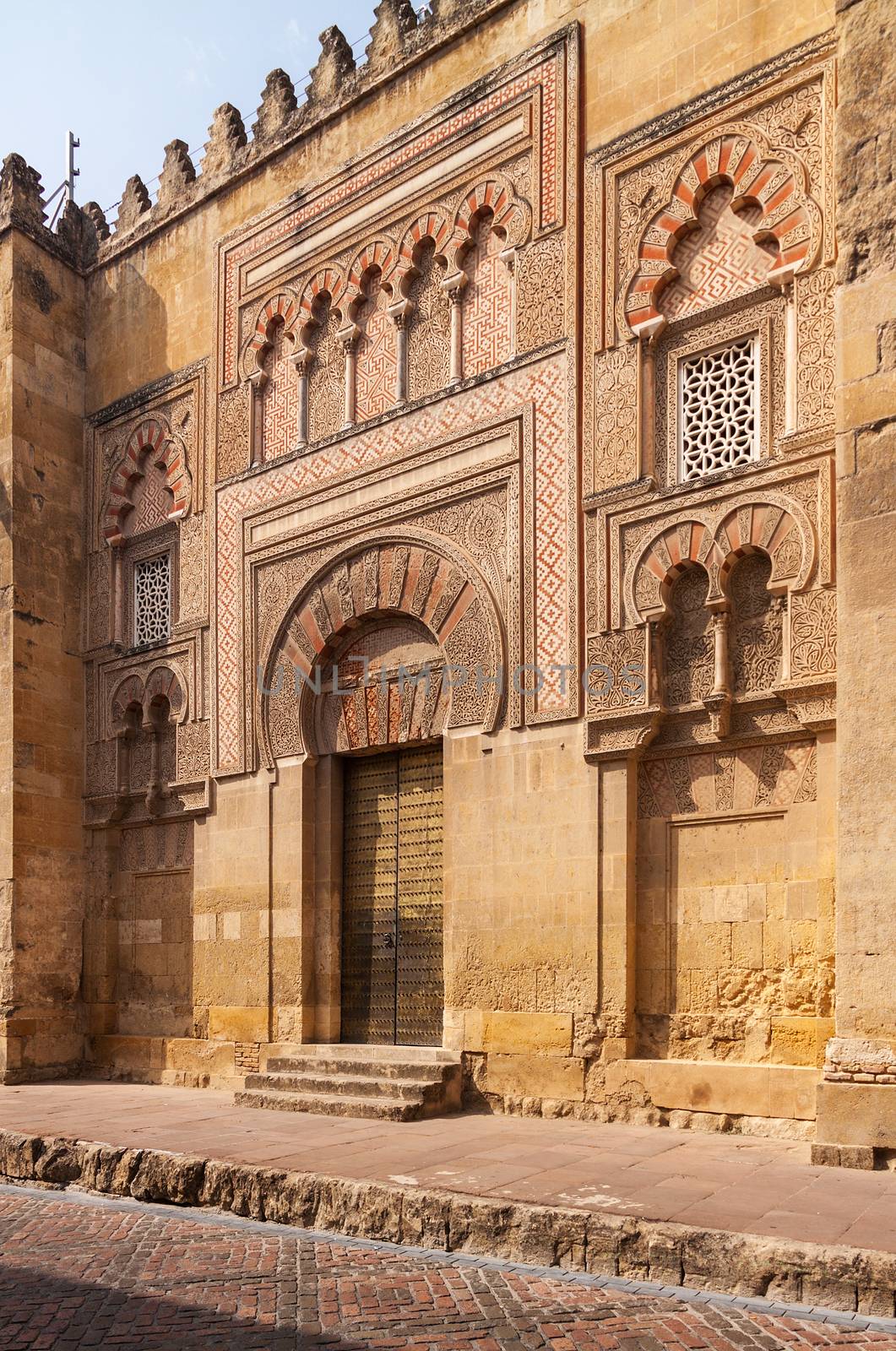 Fragment of the Great Mosque in Cordoba, Spain by serpl