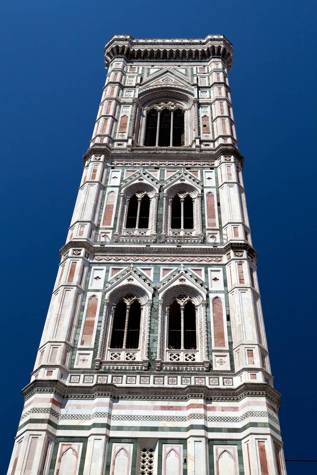bell tower  on Cathedral Square in Florence