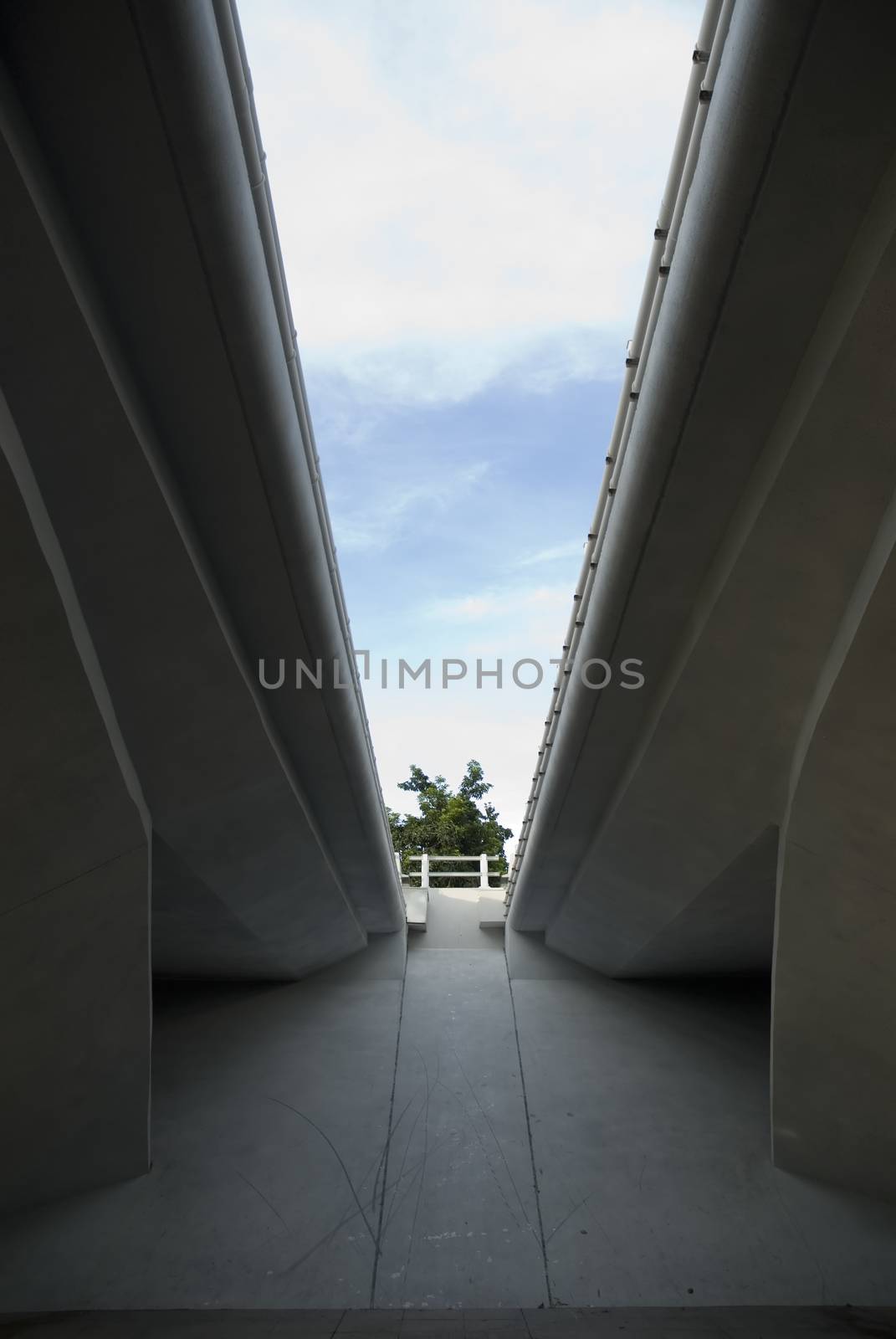 A modern city river bridge detail shots