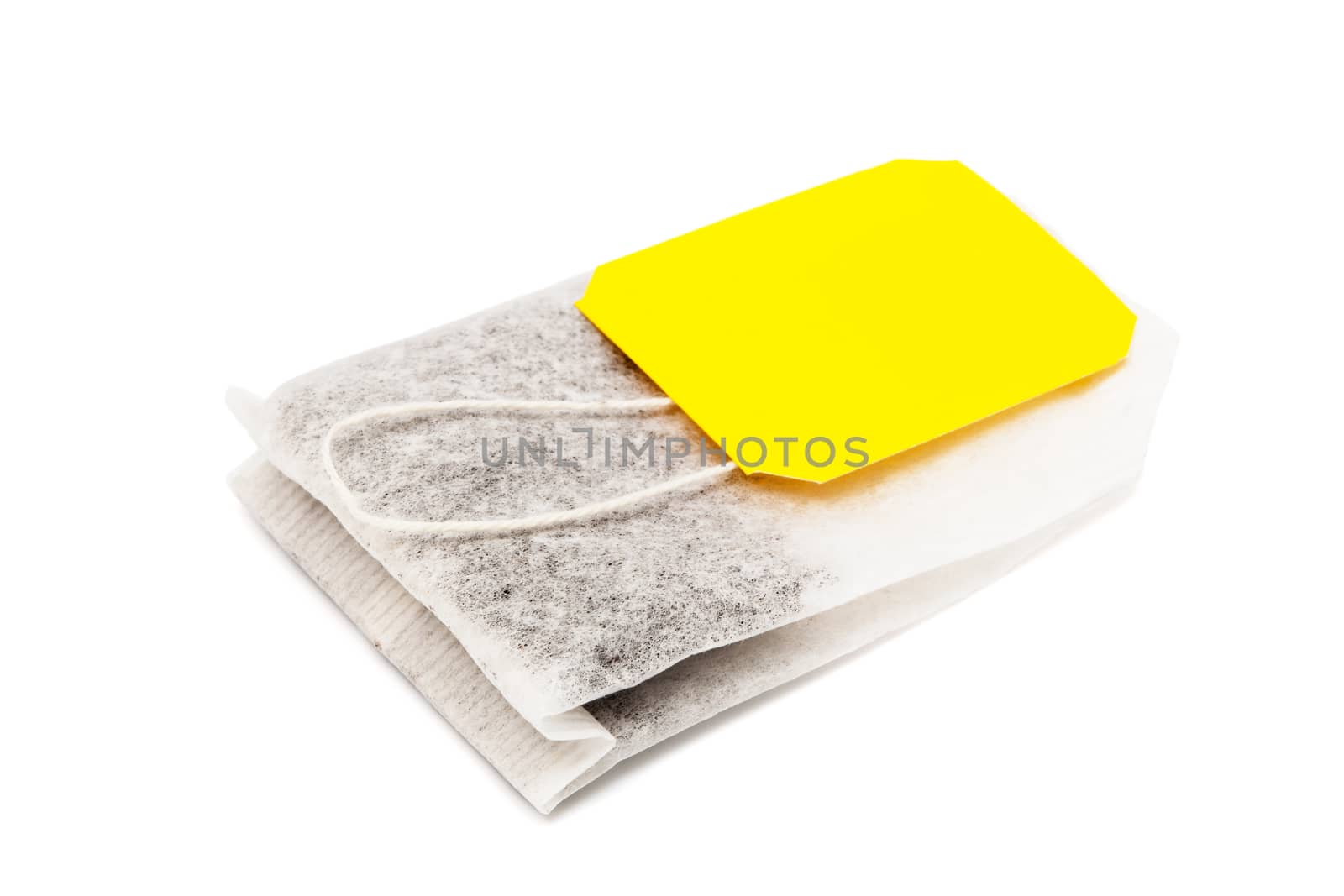 Tea in bags on a white background