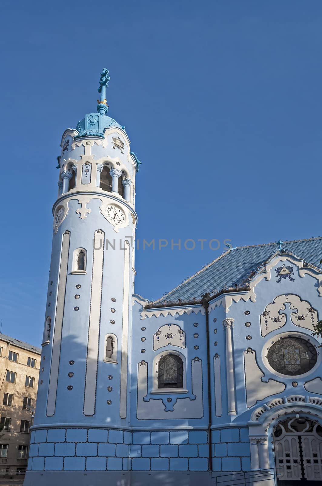 The Church of St. Elizabeth, Bratislava. by FER737NG