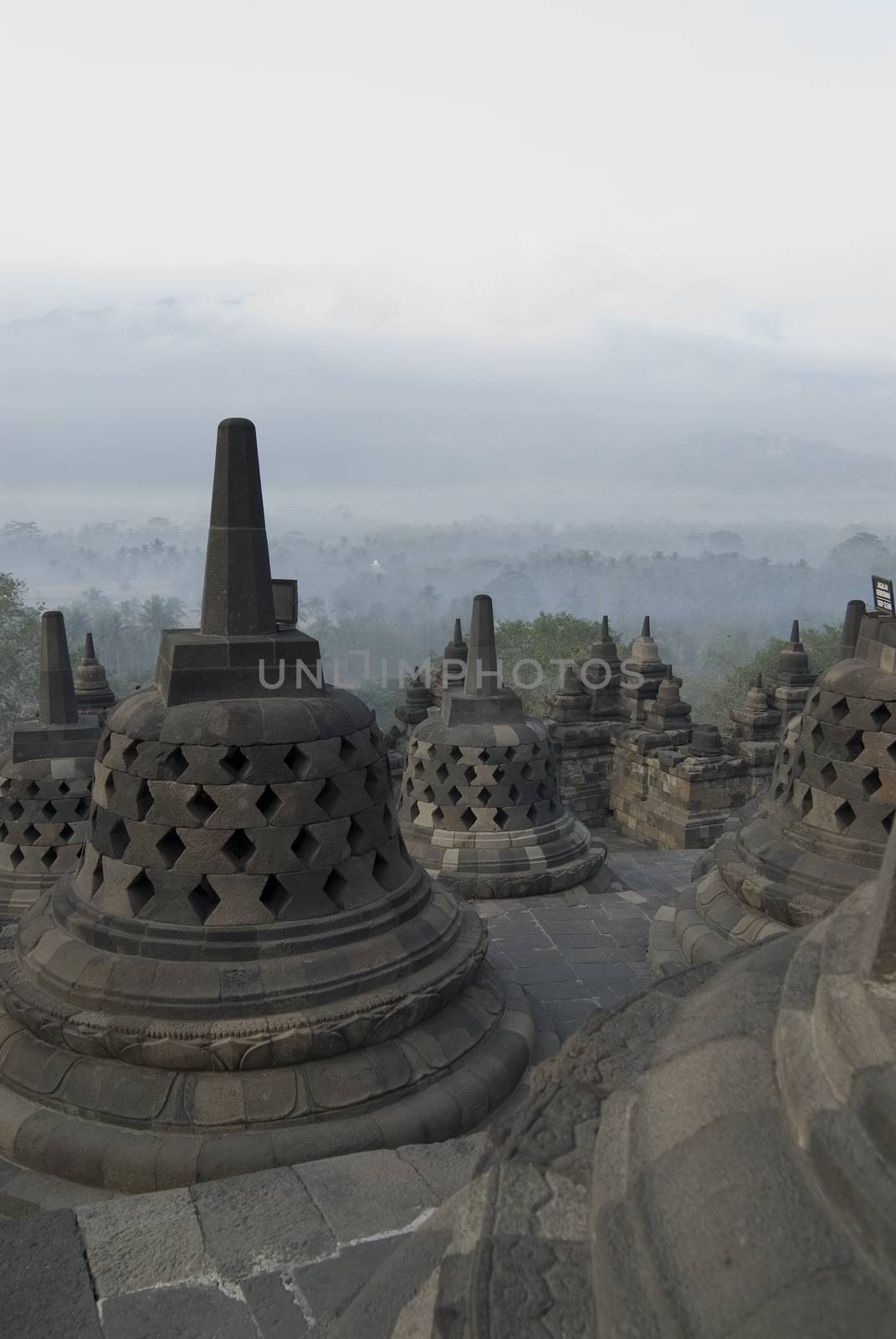 The Borobudur Temple, Java, Indonesia