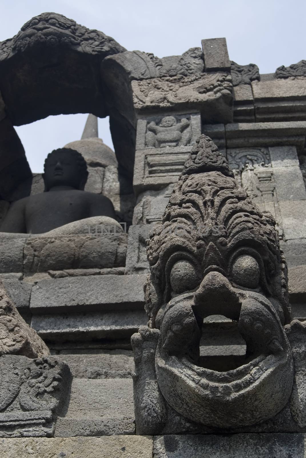 Borobudur Temple in Java, Indonesia