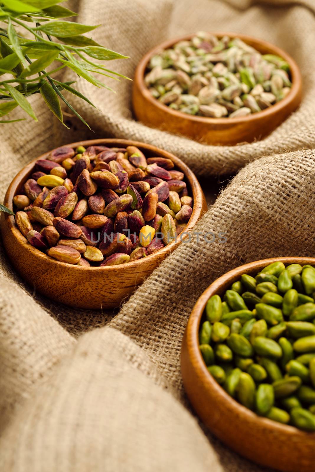 pistachios,almonds,walnuts and hazelnuts stillife