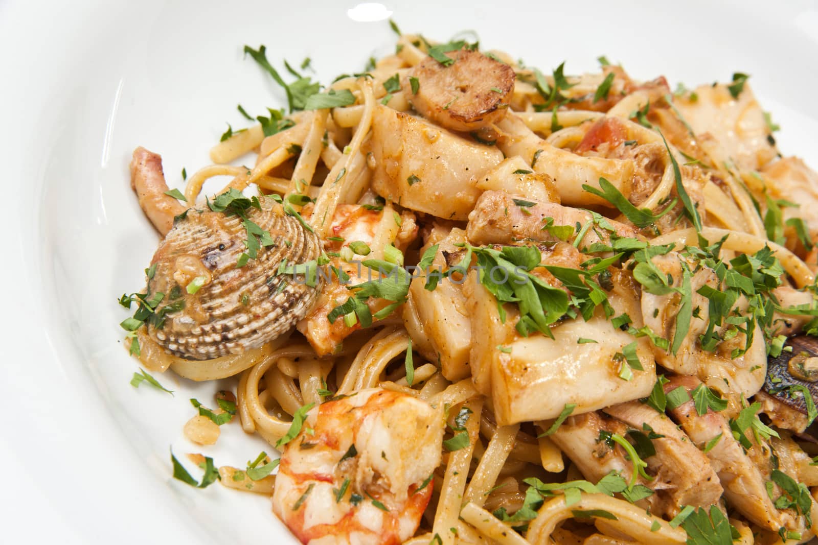 pasta with seafood