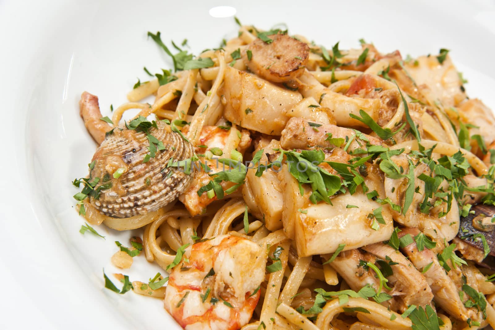 pasta with seafood